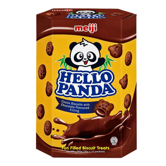 Oriental Meiji Hello Panda Cocoa Biscuits with Chocolate Flavour 26g