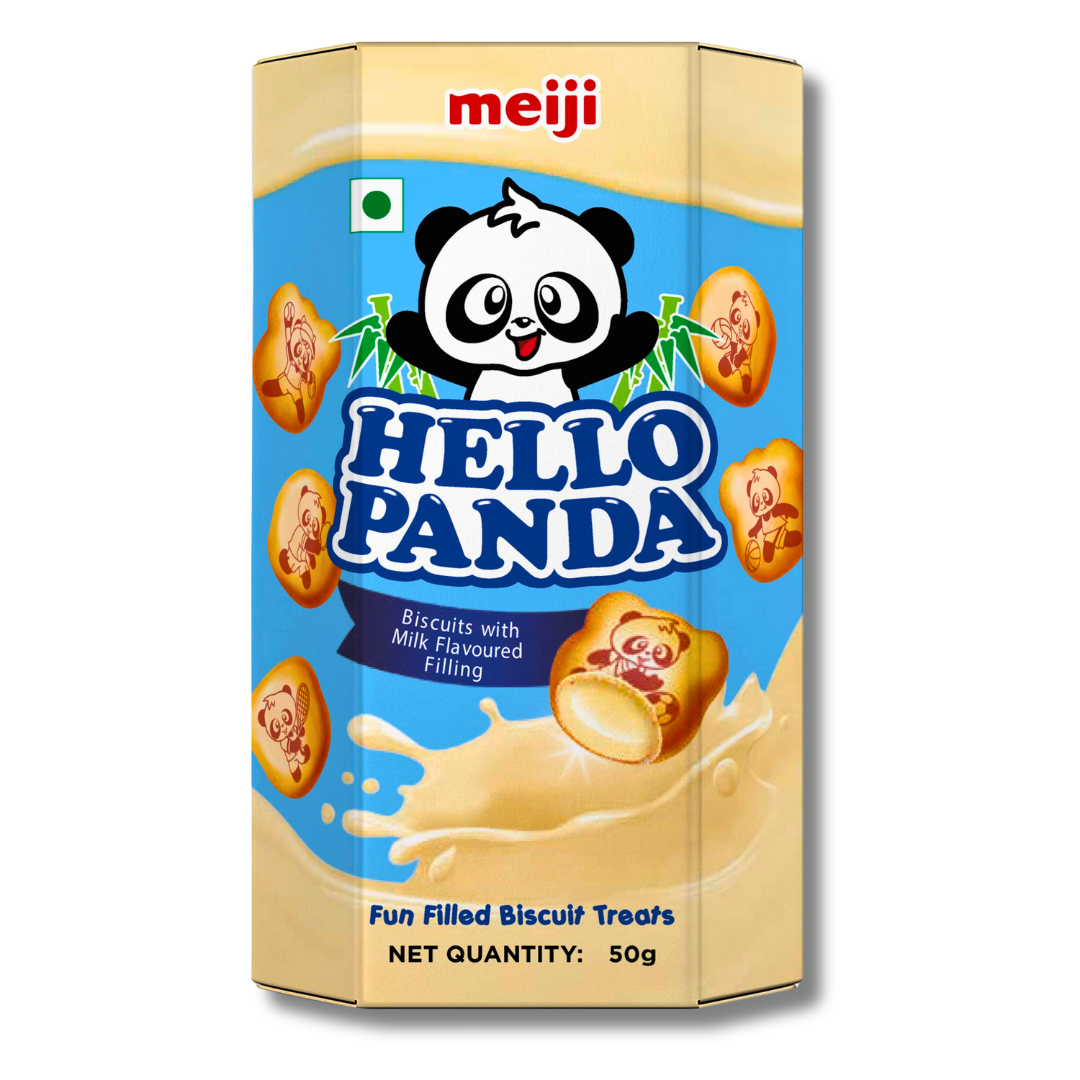 Oriental Meiji Hello Panda Biscuits with Milk Flavour 50g (9054342316366)