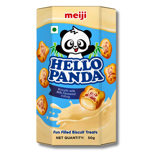Oriental Meiji Hello Panda Biscuits with Milk Flavour 50g