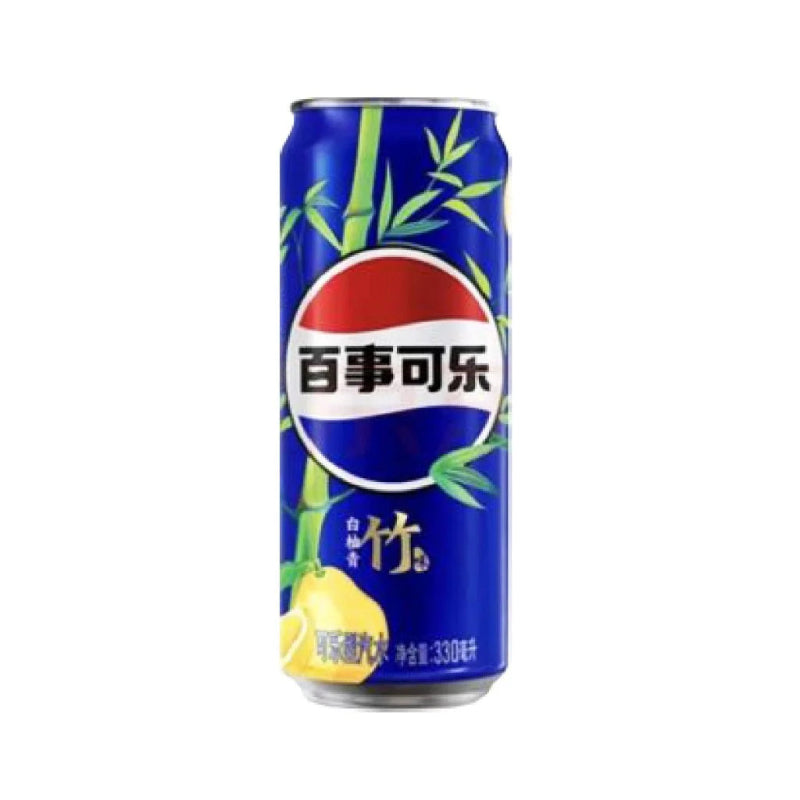 Pepsi White Pomelo Green Bamboo Flavor 330ml Dose aus Asien