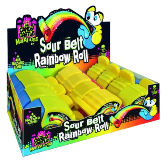 The Candy Castle Mutations Sour Belt Rainbow Roll 12x30g