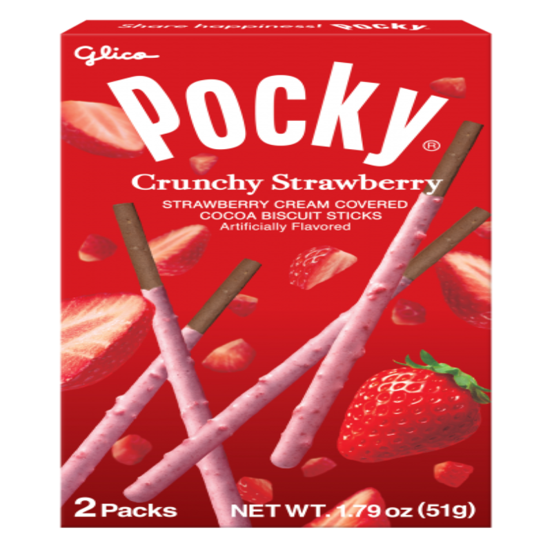 Pocky Crunchy Strawberry 55g (9757955719502)