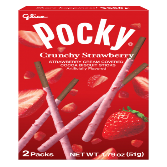 Pocky Crunchy Strawberry 55g (9757955719502)