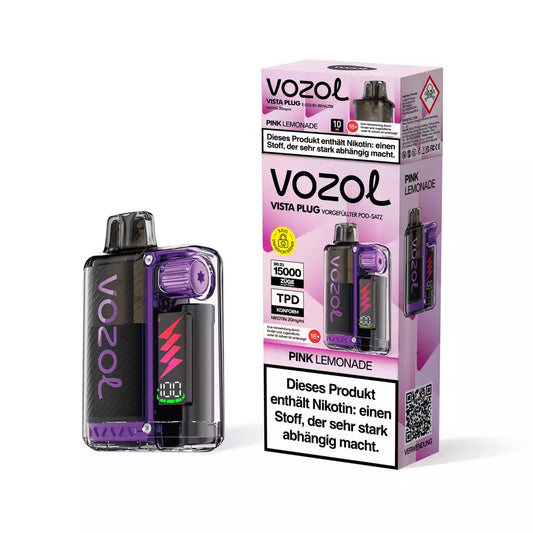 Vozol Vista Plug Starterkit Pink Lemonade 20mg Nikotin (10434309161294)