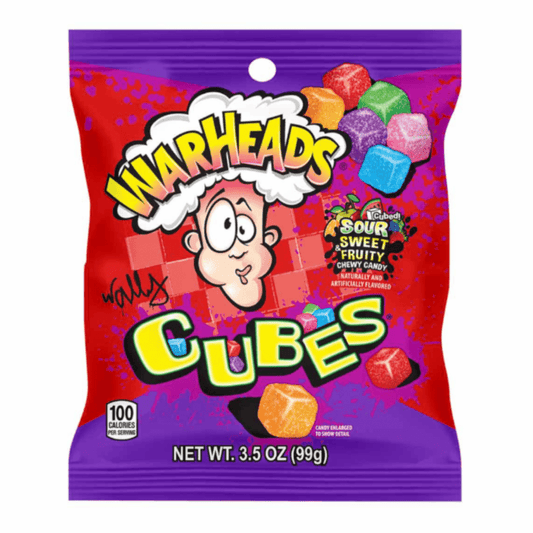 Warheads Cubes Peg Bag 99g (10331186069838)
