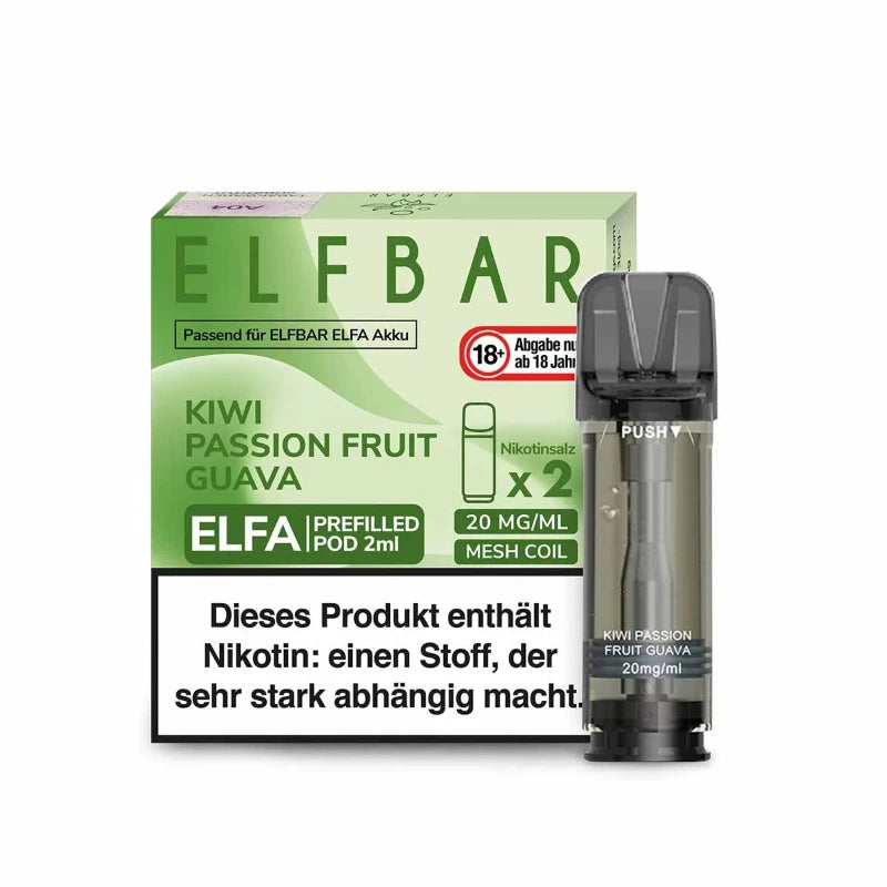 ELFA by Elfbar Kiwi Passion Fruit Guave (9749821161806)