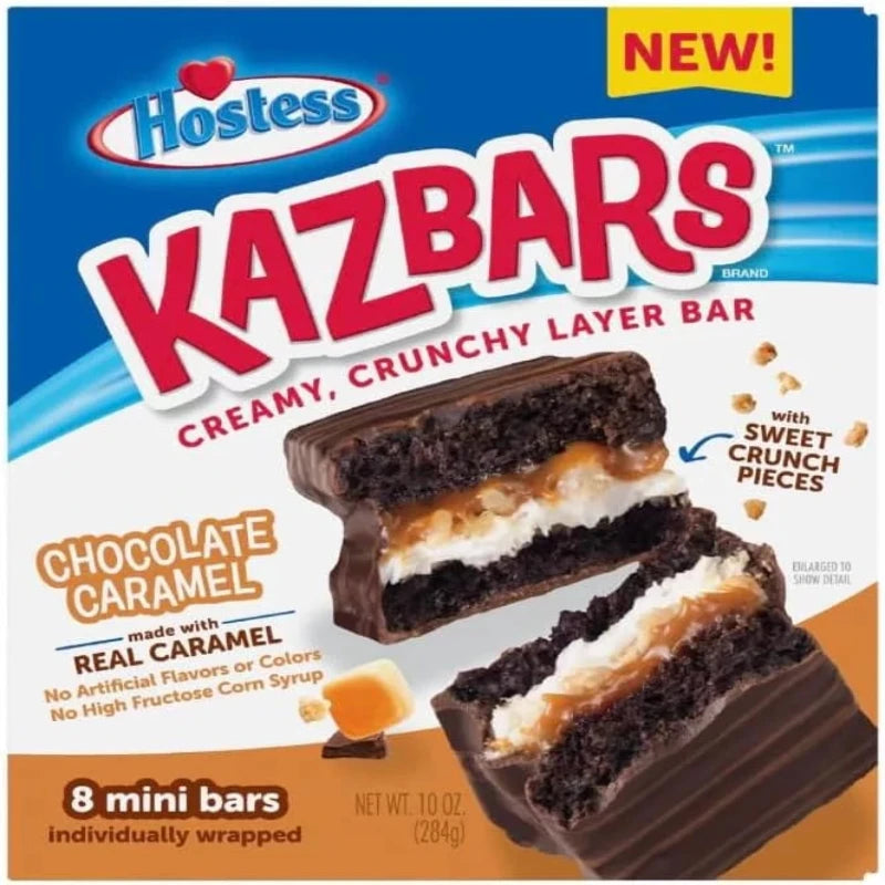 Hostess Kazbars Chocolate Caramel 284g (9758170480974)