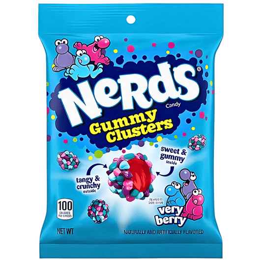Nerds Gummy Cluster Very Berry 85g (10791667040590)