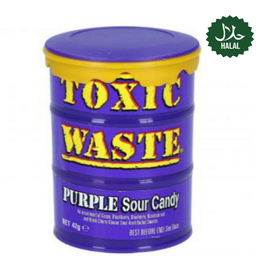 Toxic Waste Purple Sour Candy 42g (8163695821066) (10791668351310)