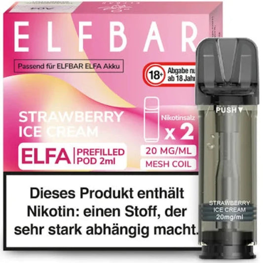 ELFA by Elfbar Strawberry Ice Cream (9757921345870)