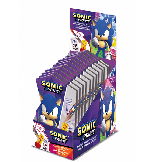 Sonic Prime Liquid Candy Pen With lollipop & Sticker 28g