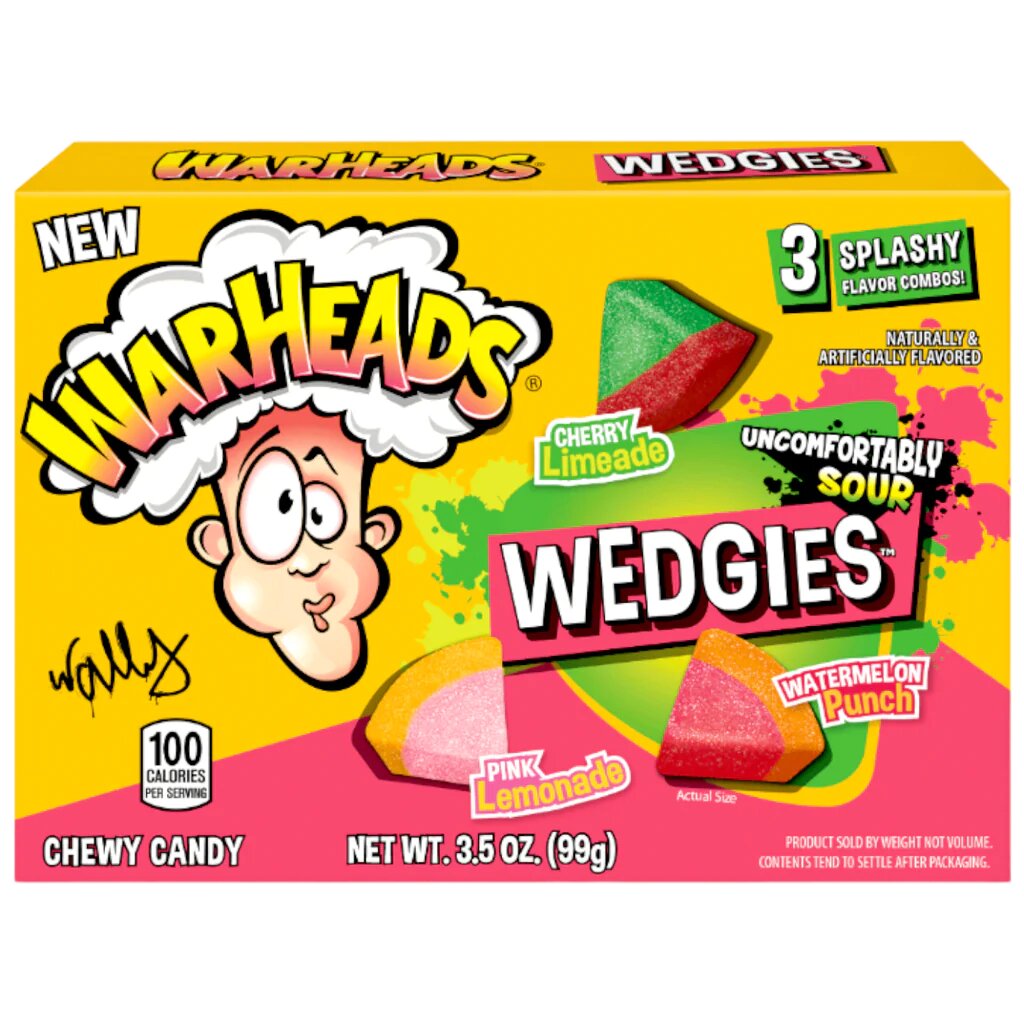 Warheads Sour Wedgies 99g (8458820223310)